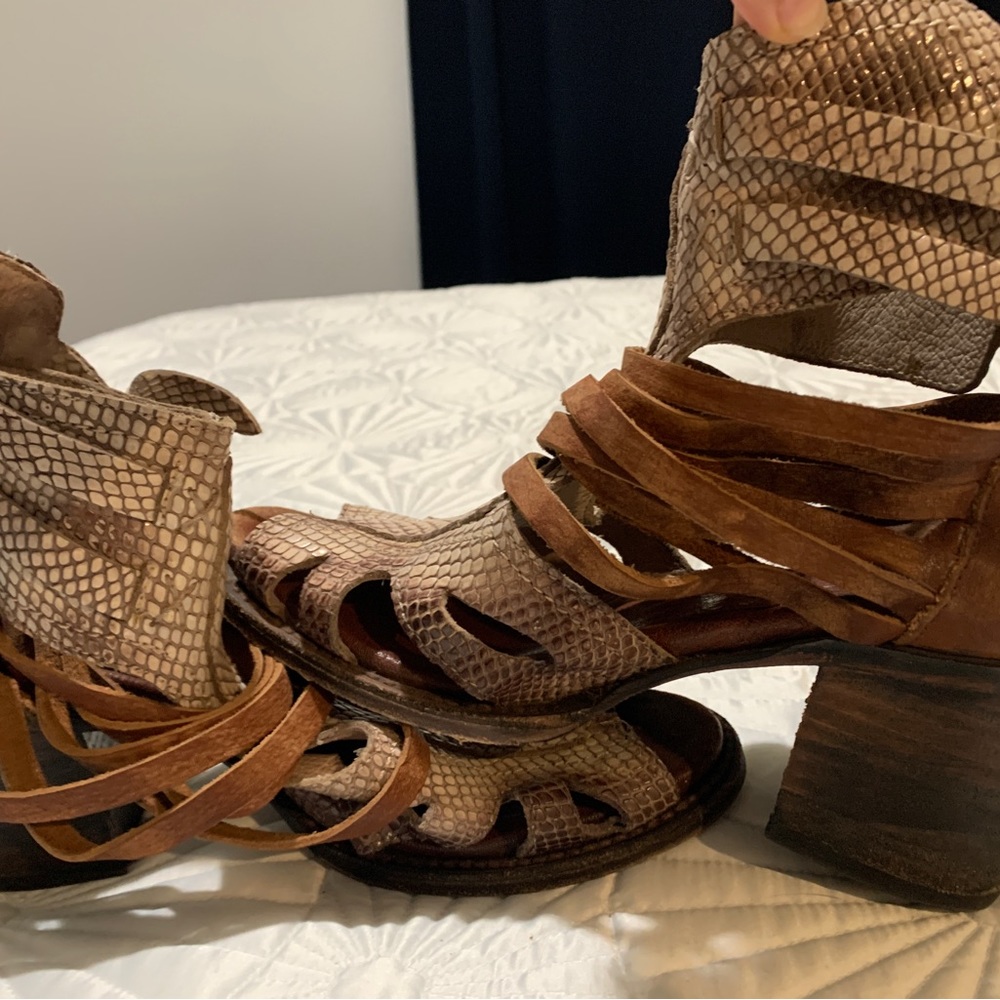 Freebird By Steven Nest Gladiator Style Bootie Sa… - image 3